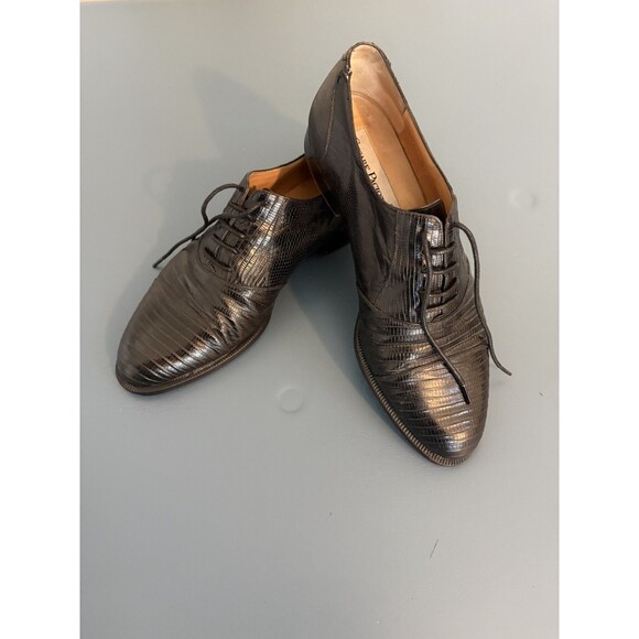 Cesare Paciotti per Stephane Kelian Men\'s Lizard Skin Shoes Black 10 Shoe Trees main image 9